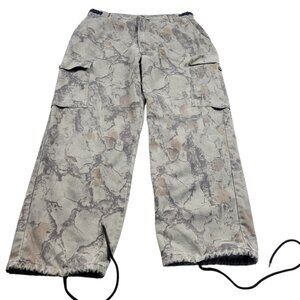 Vintage Wrangler Pants Mens Medium 34x31 Camo Brown Adjustable Outdoors Read